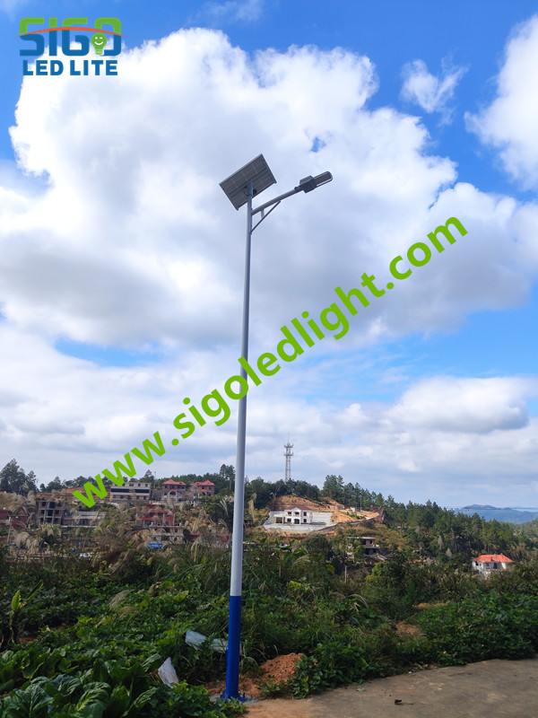 Проект солнечного уличного освещения GSTRL - световой эффект
